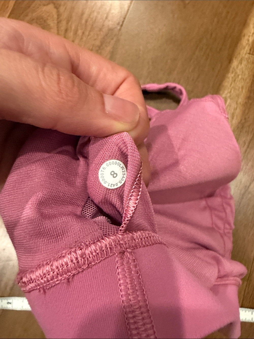 lululemon athletica petal pink energy bra